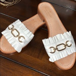 White Kate Spade sandals